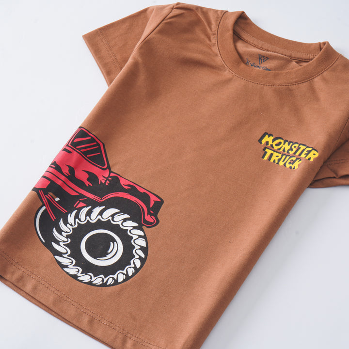 Infant Boys half sleeves printed t shirt