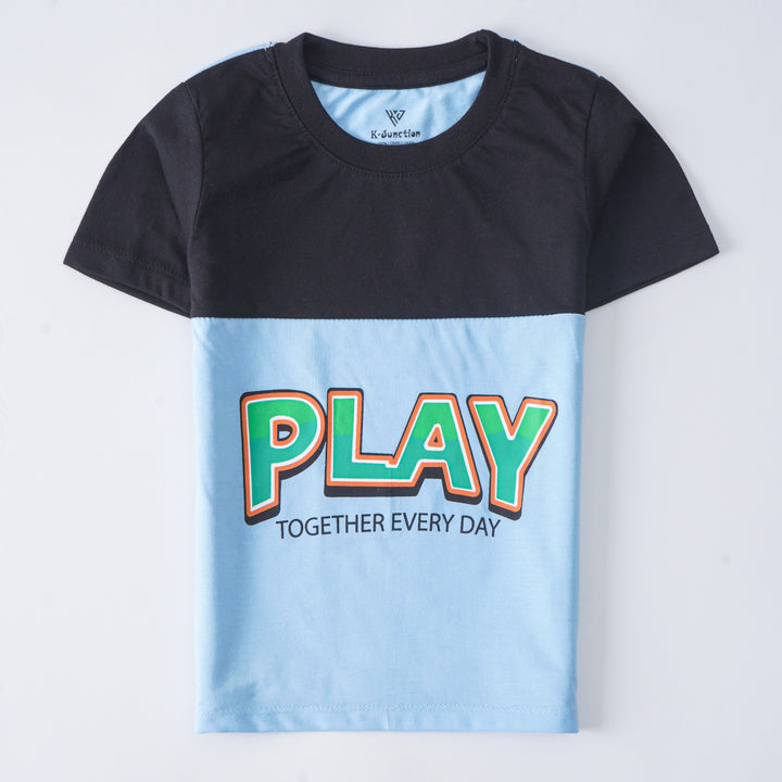 Boys Half Sleeves-Printed T-Shirt (Play)
