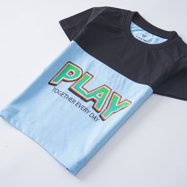 Boys Half Sleeves-Printed T-Shirt (Play)