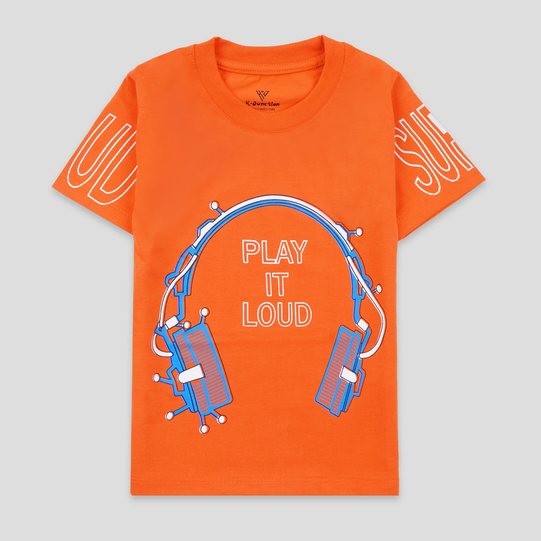Infant Boys Half Sleeves-Printed T-Shirt (Loud)