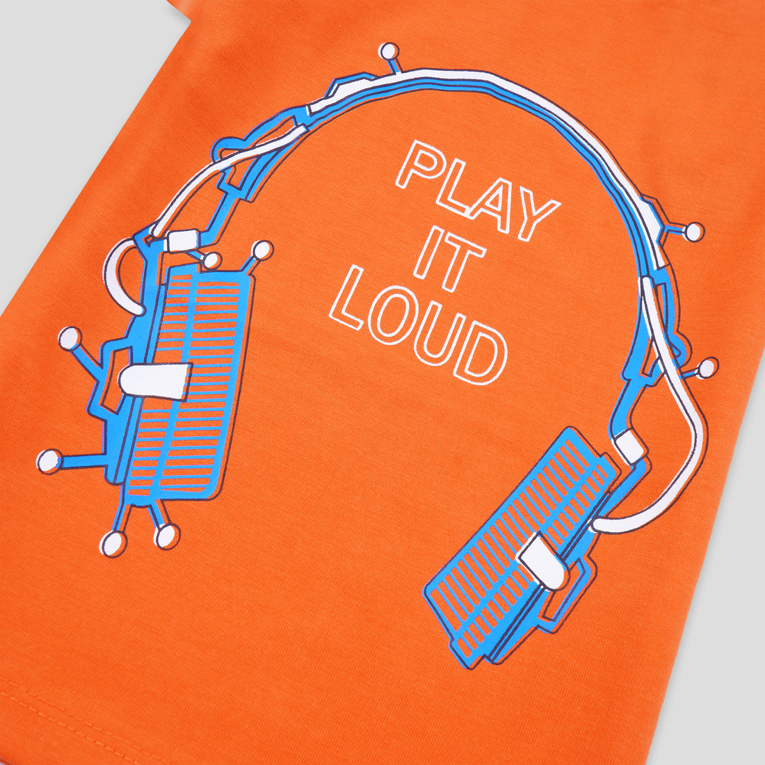 Infant Boys Half Sleeves-Printed T-Shirt (Loud)