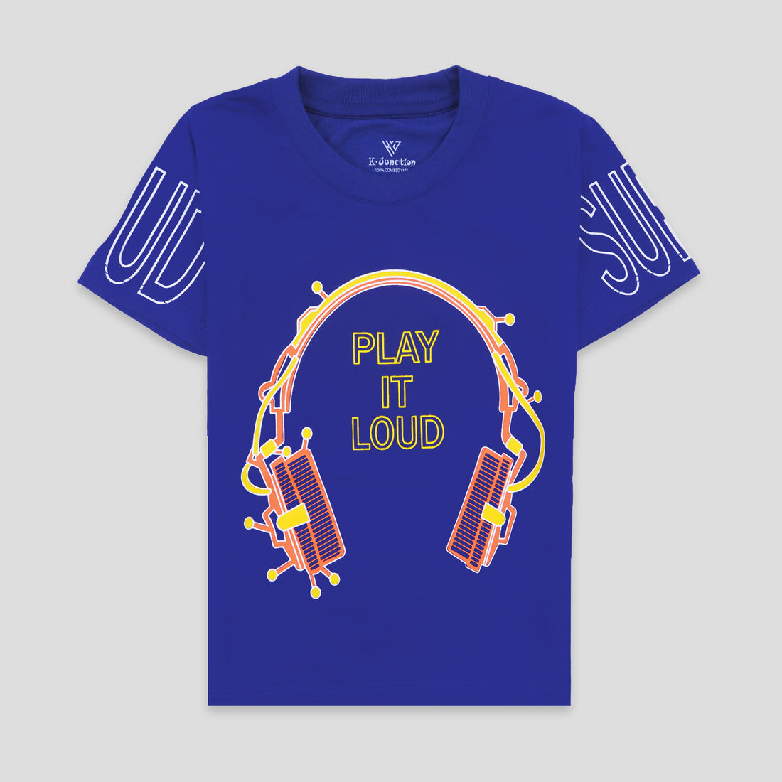 Infant Boys Half Sleeves-Printed T-Shirt (Loud)