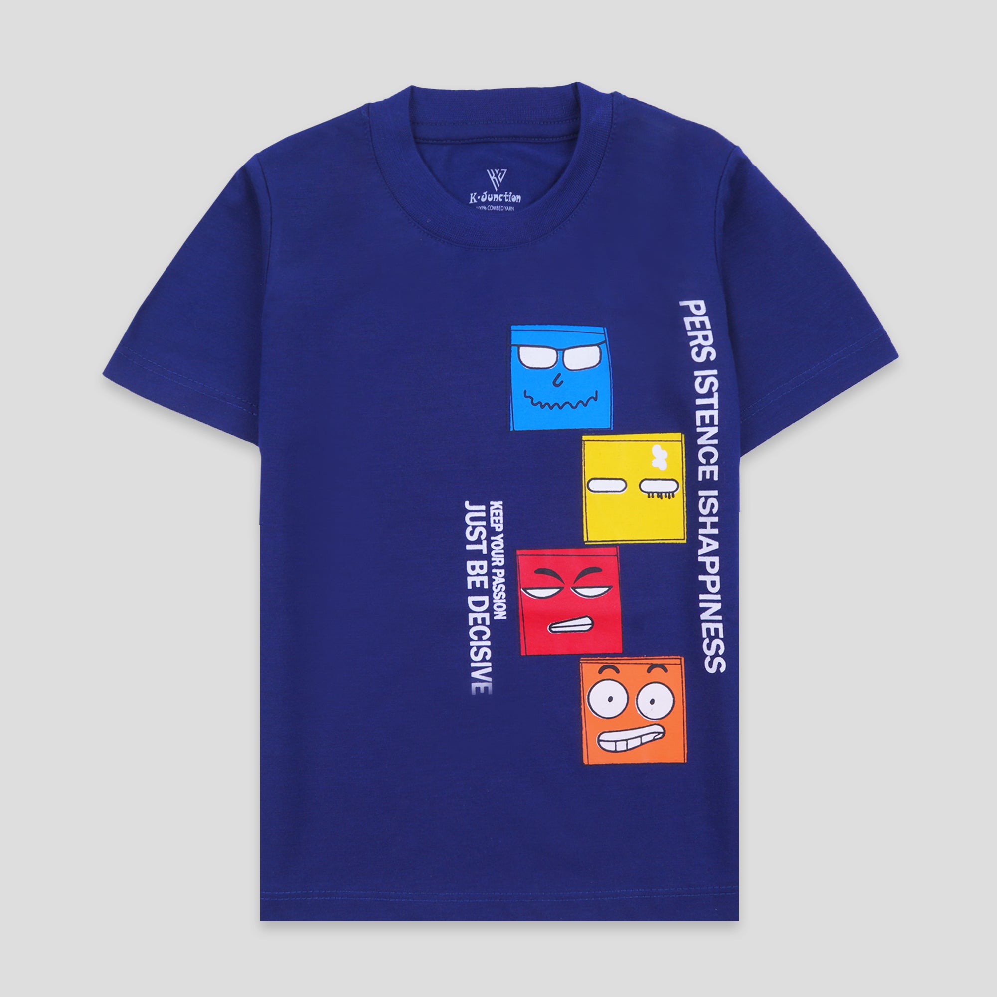 Infant Boys Half Sleeves-Printed T-Shirt (Decisive)