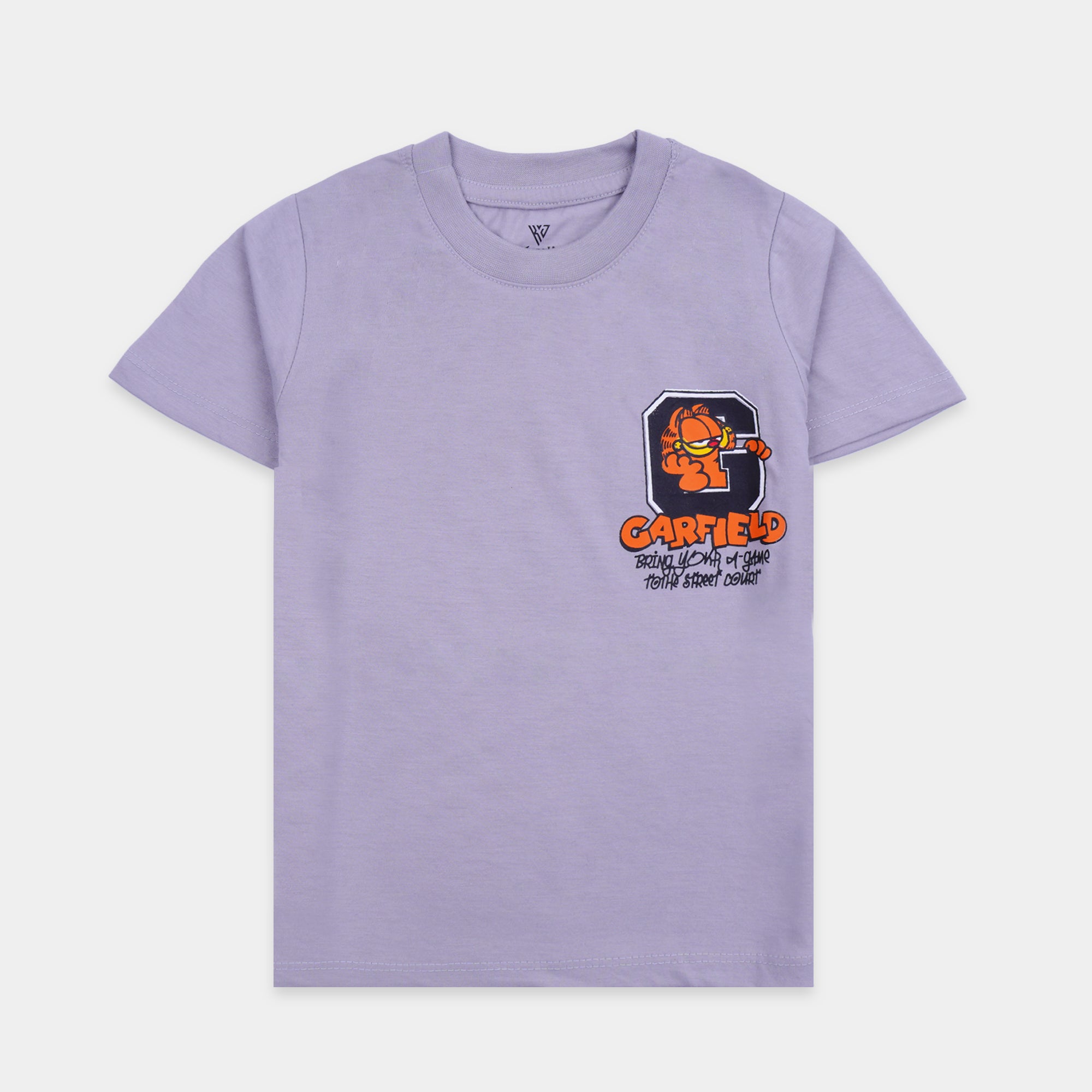Boys Half Sleeves-Printed T-Shirt (Garfield)