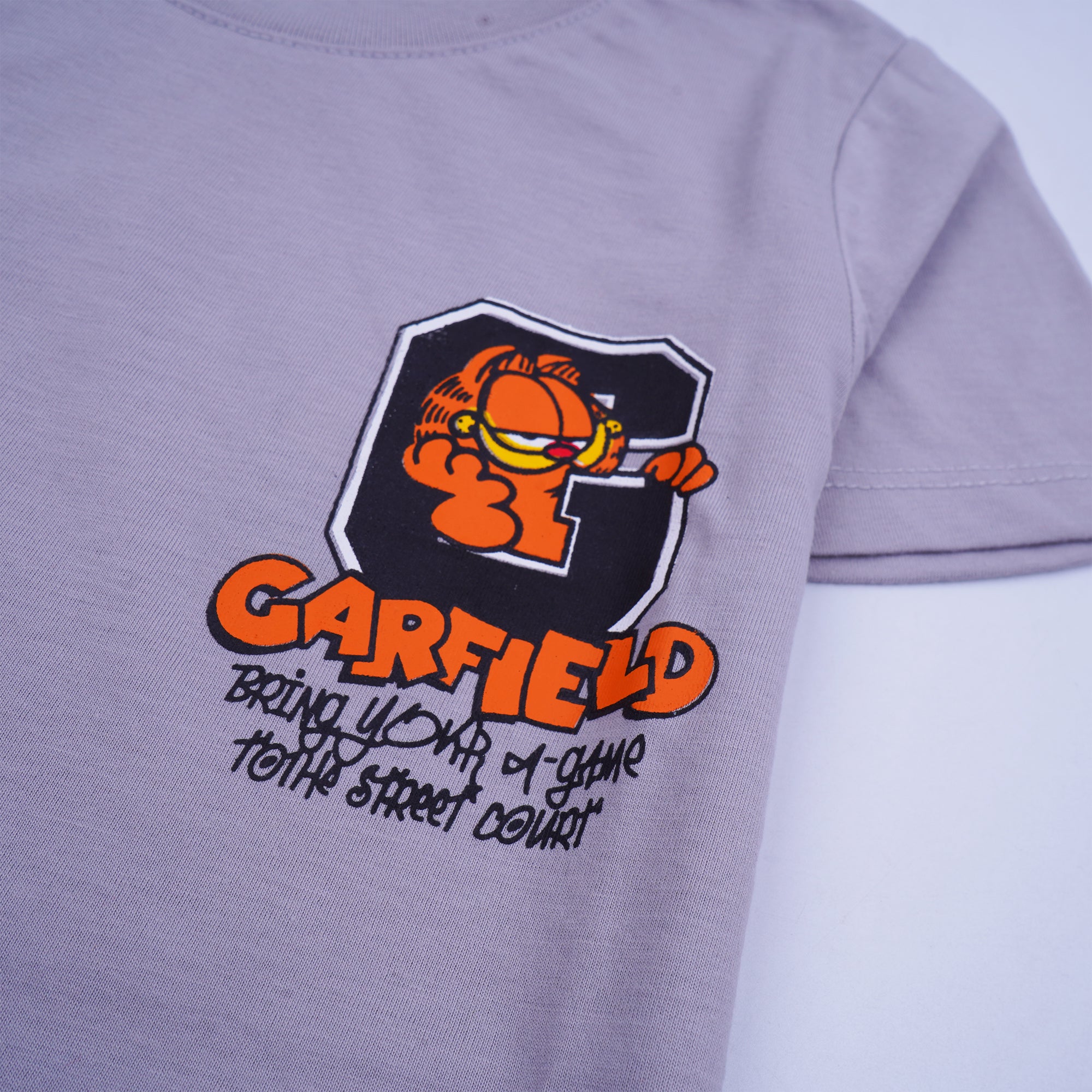 Boys Half Sleeves-Printed T-Shirt (Garfield)