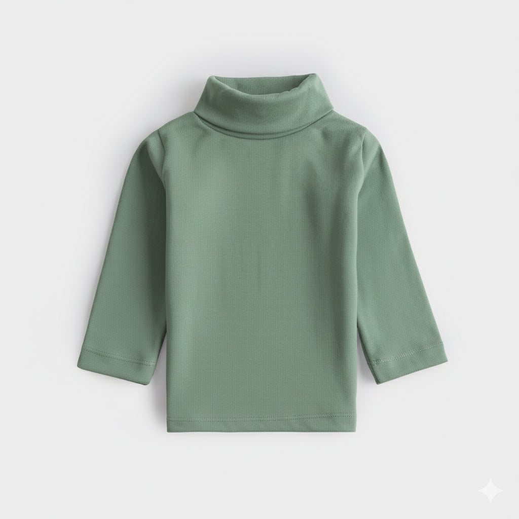 Kids Unisex Full Sleeve High-Neck