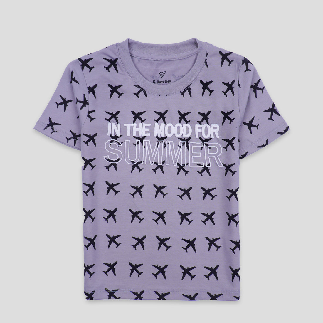 Infant Boys Half Sleeves-Printed T-Shirt (Mood)