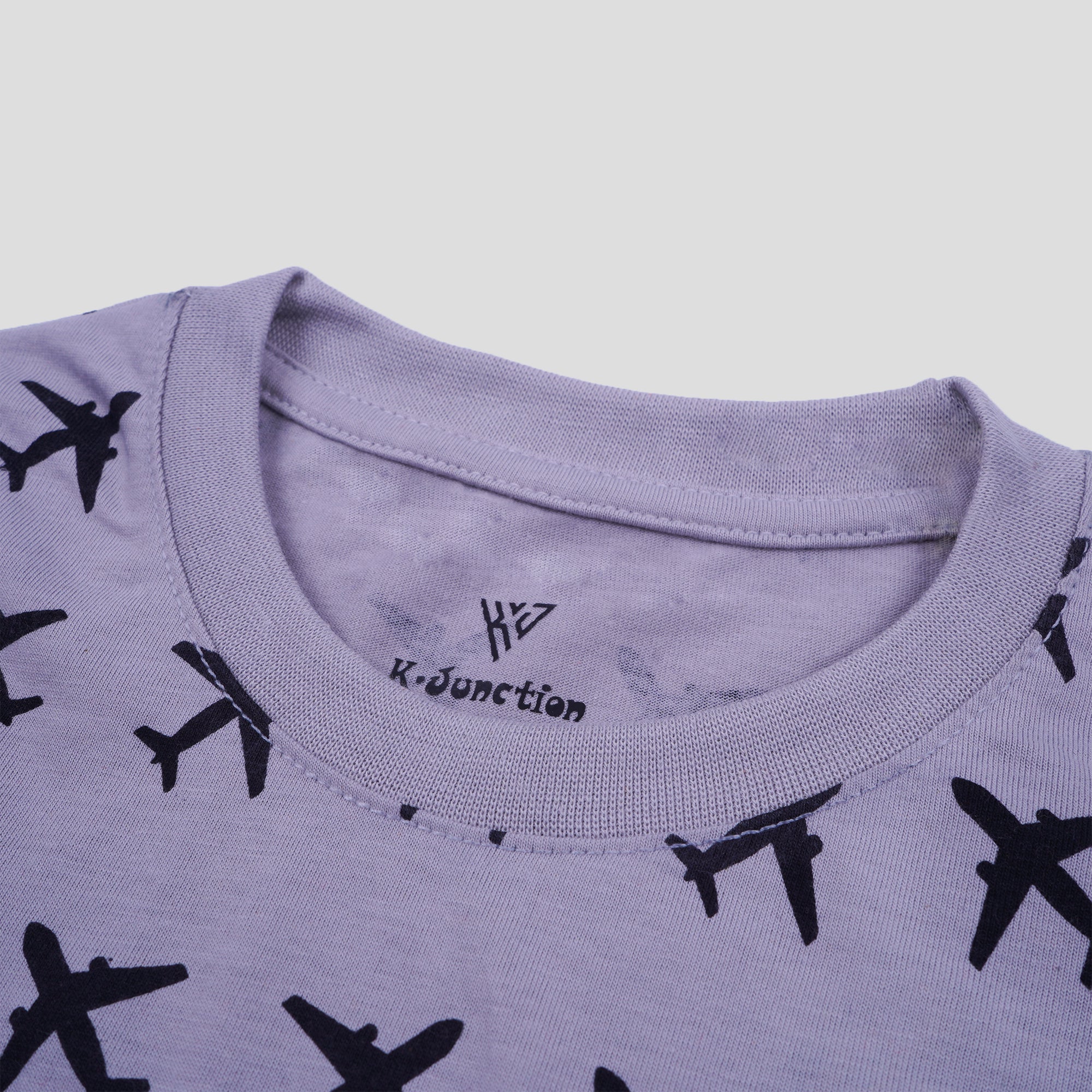 Infant Boys Half Sleeves-Printed T-Shirt (Mood)