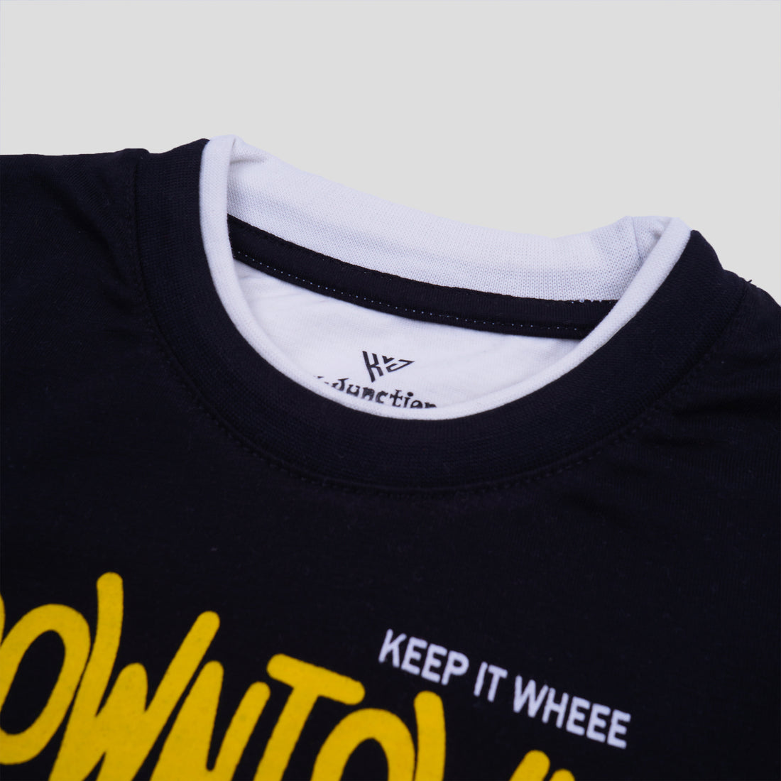 Infant Boys Half Sleeves-Printed T-Shirt (Downtown)