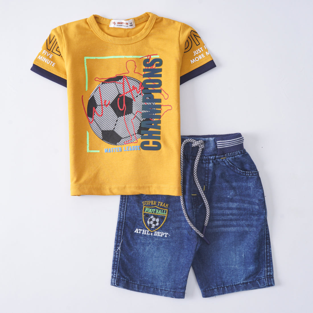 Boys Half Sleeves 2 Piece Suit