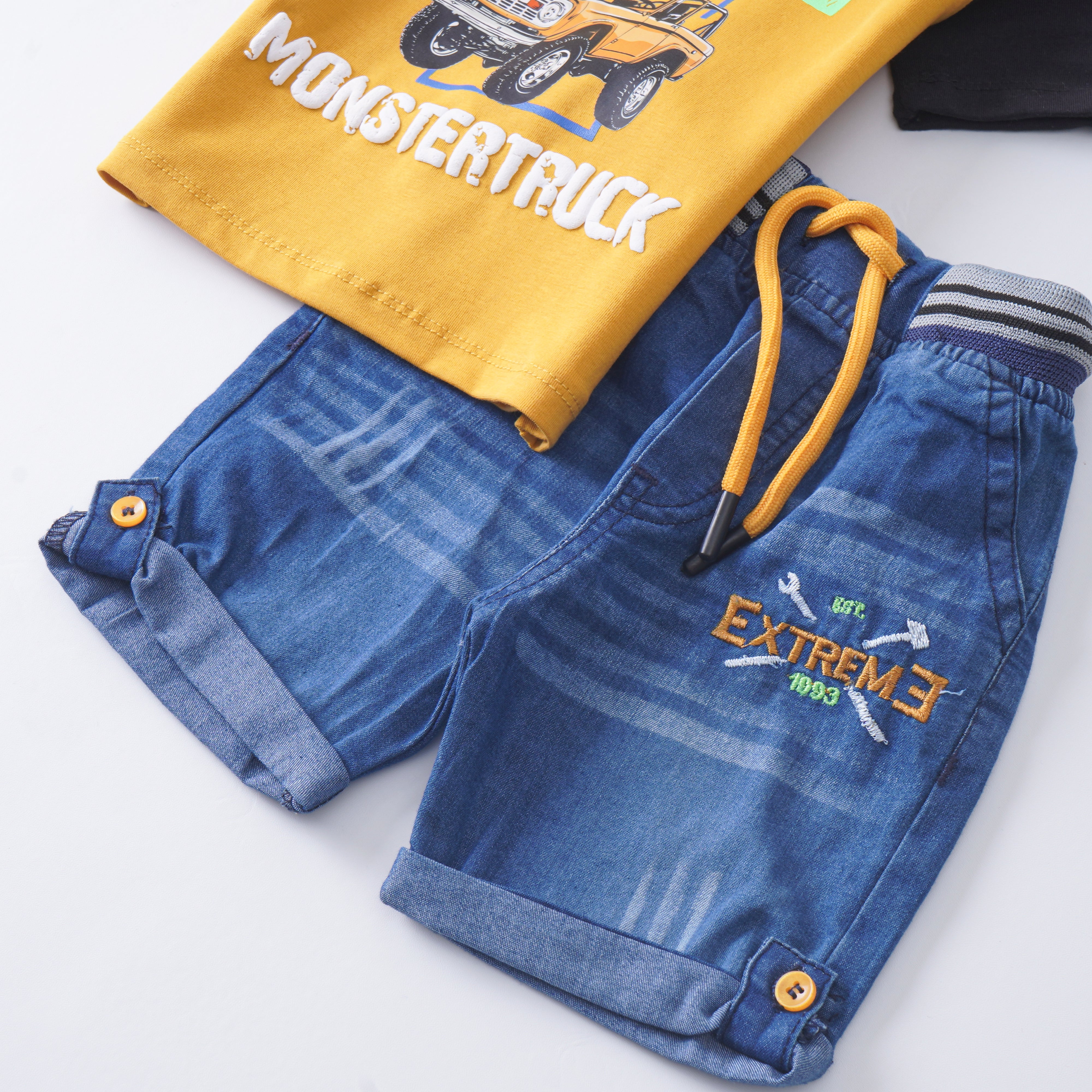 Boys Half Sleeves 2 Piece Suit