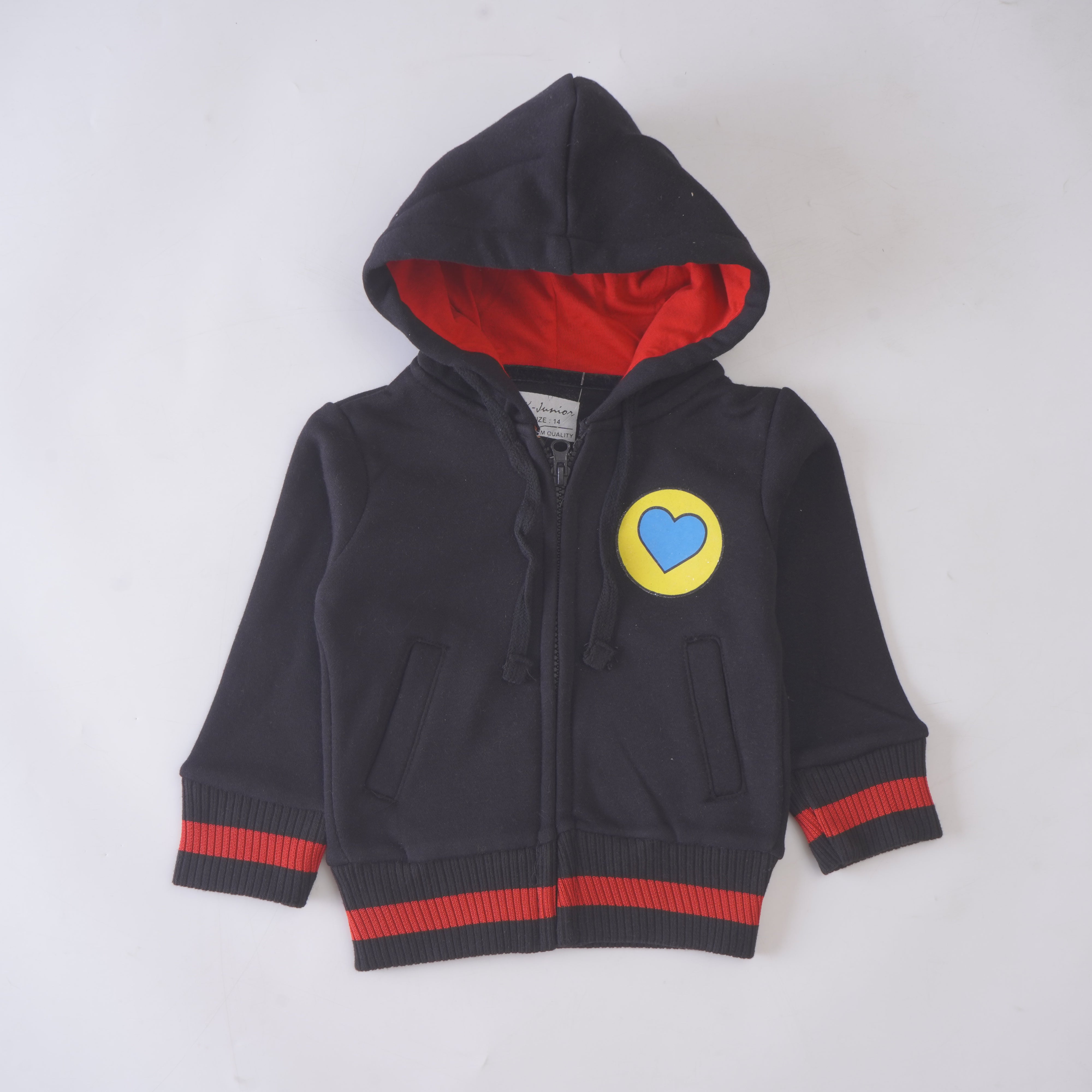 Girls Fleece Hoodies (Heart)