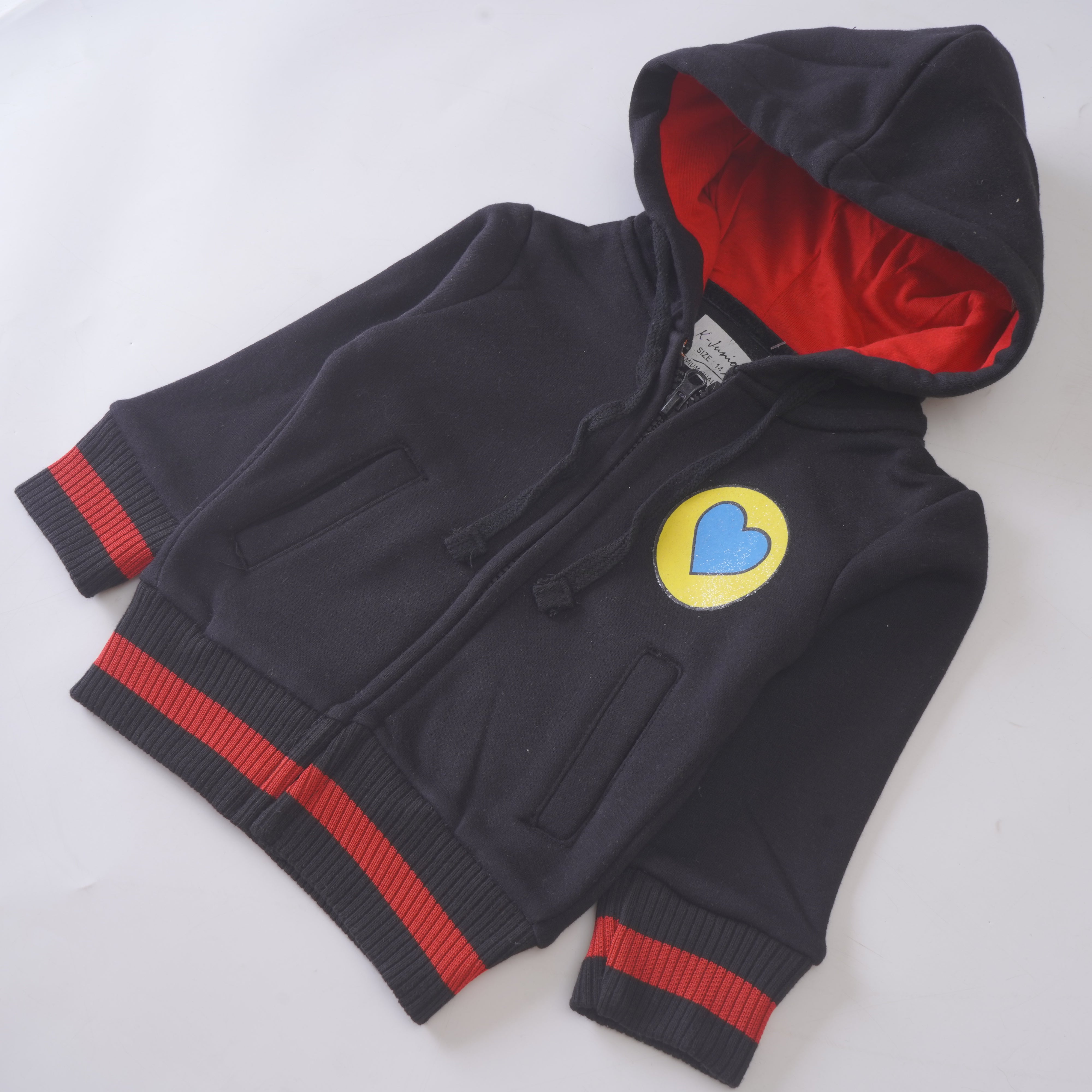 Girls Fleece Hoodies (Heart)