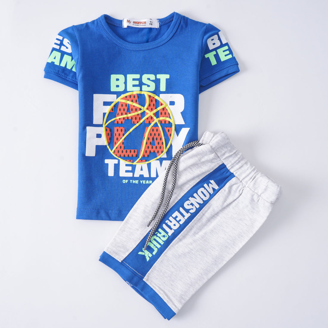 Boys Half Sleeves 2 Piece Suit