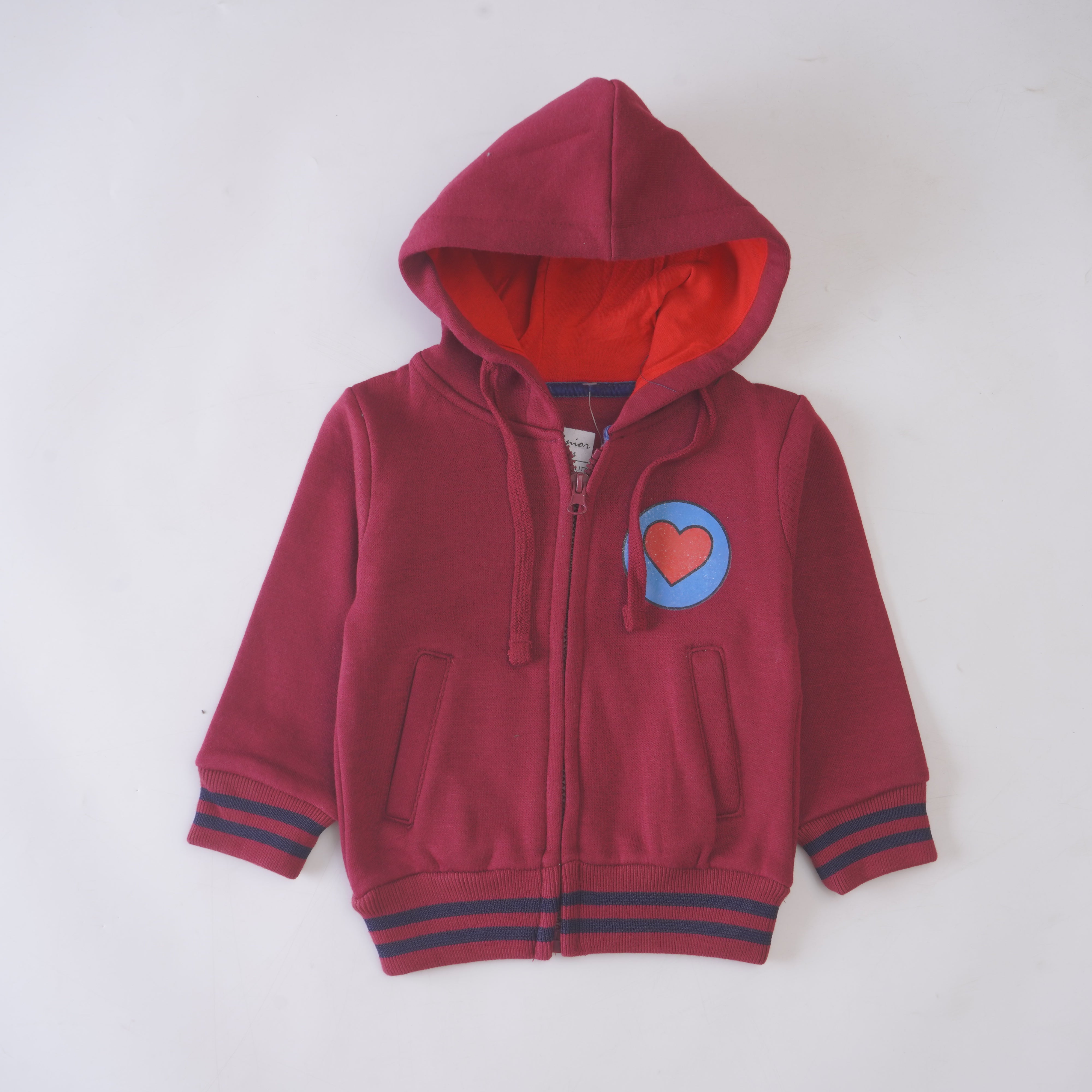 Girls Fleece Hoodies (Heart)