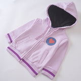 Girls Fleece Hoodies (Heart)