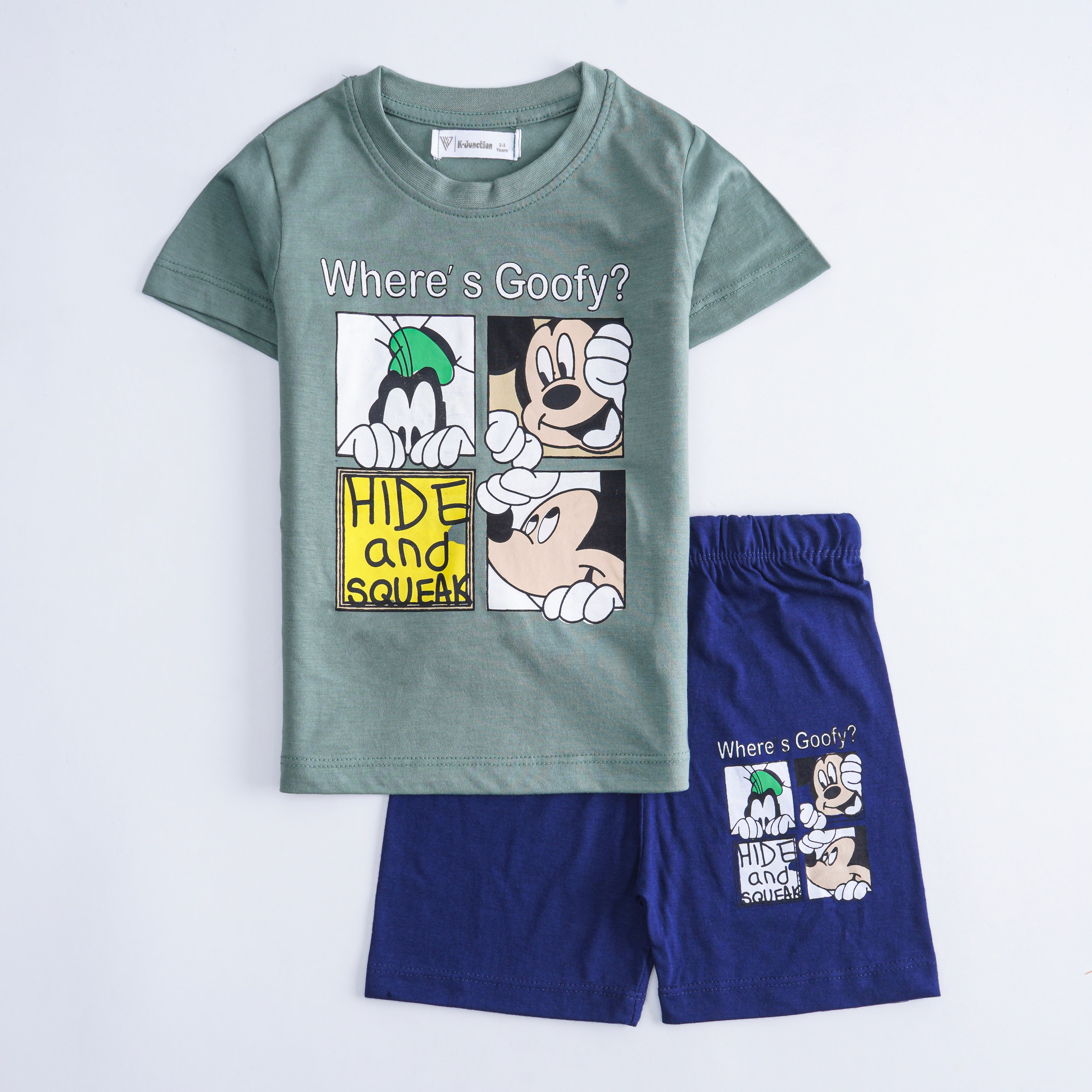 Boys Half Sleeves 2 Piece Suit