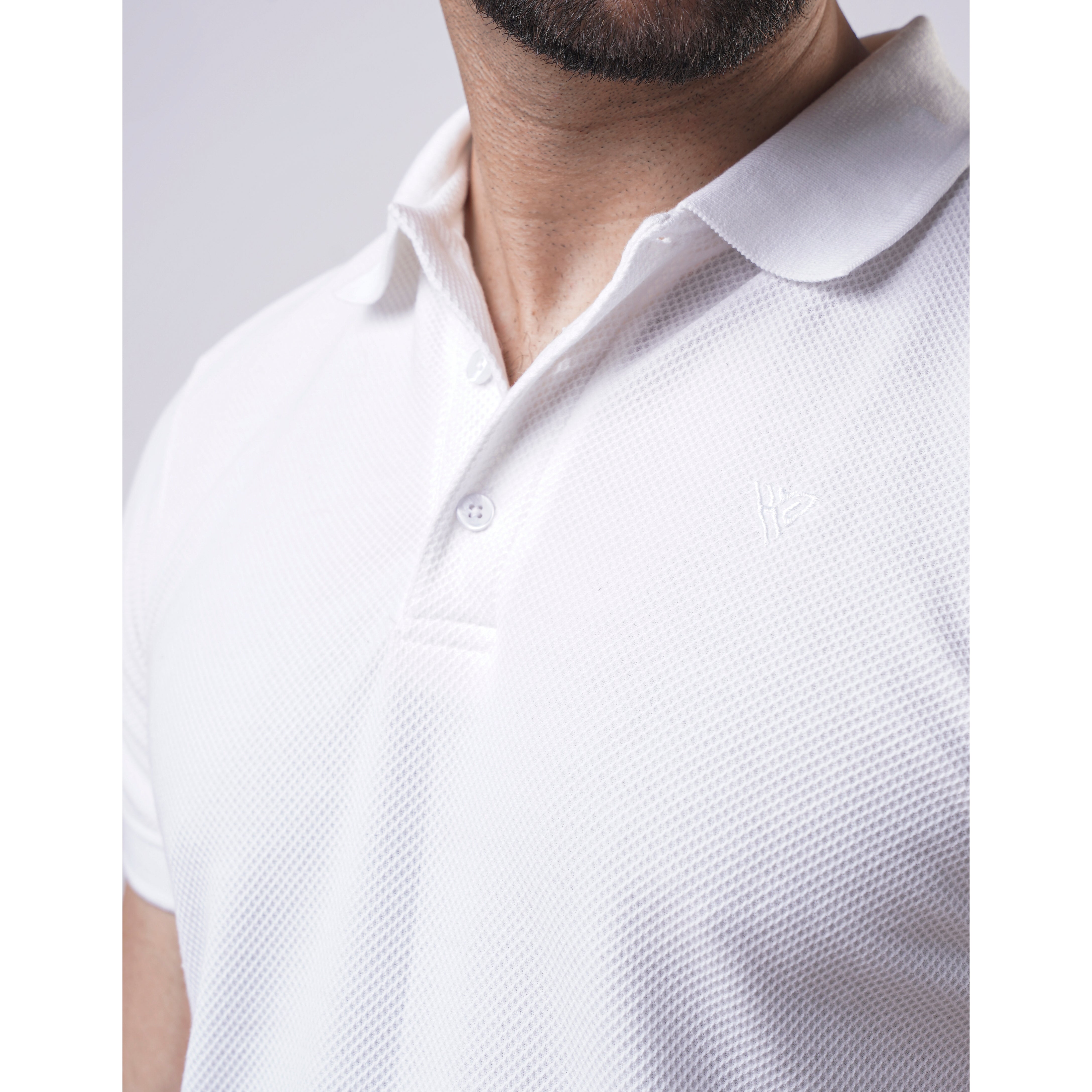 Men's Popcorn Half Sleeve Polo