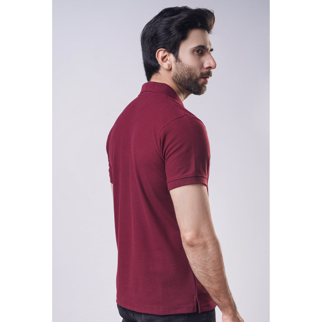 Men's Popcorn Half Sleeve Polo