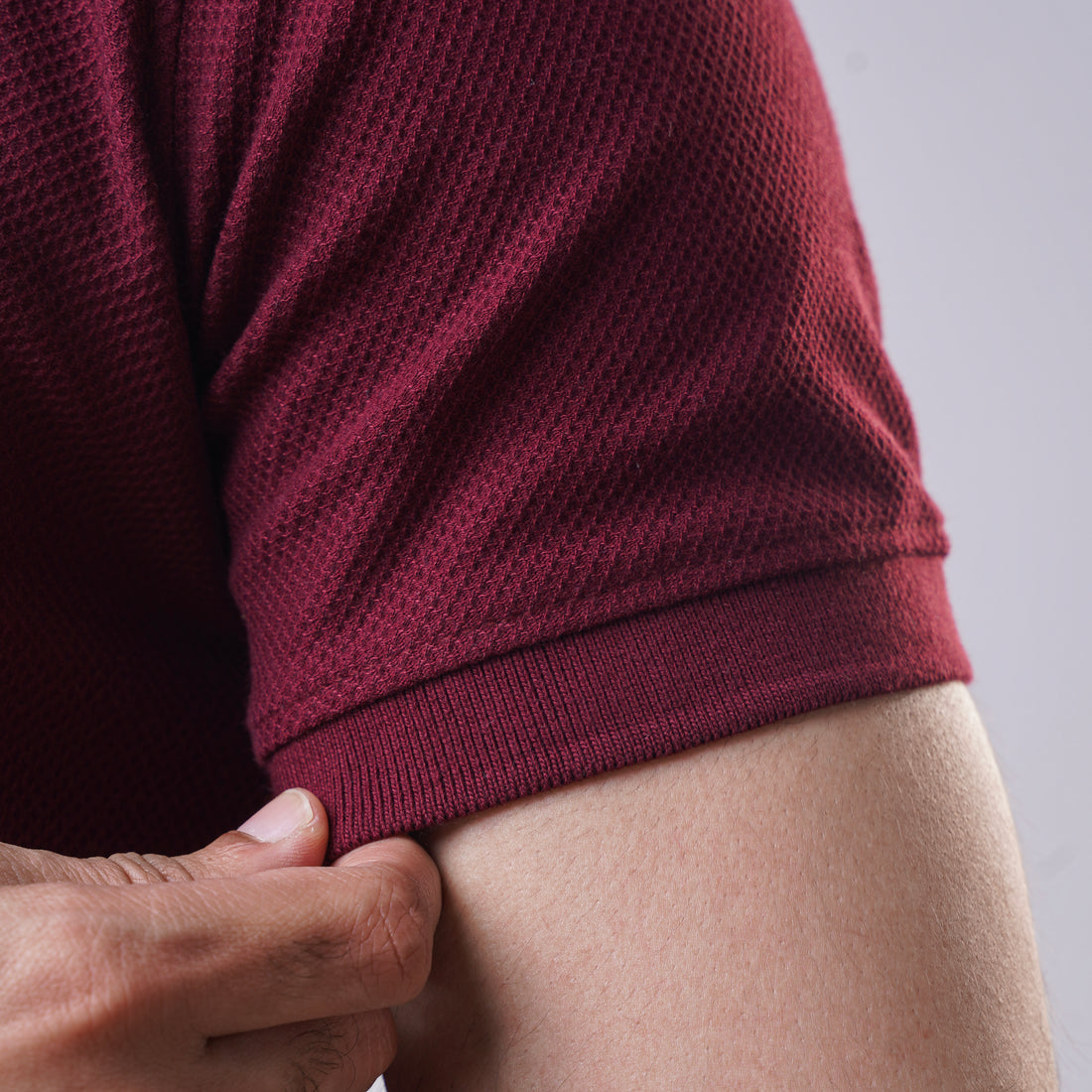 Men's Popcorn Half Sleeve Polo