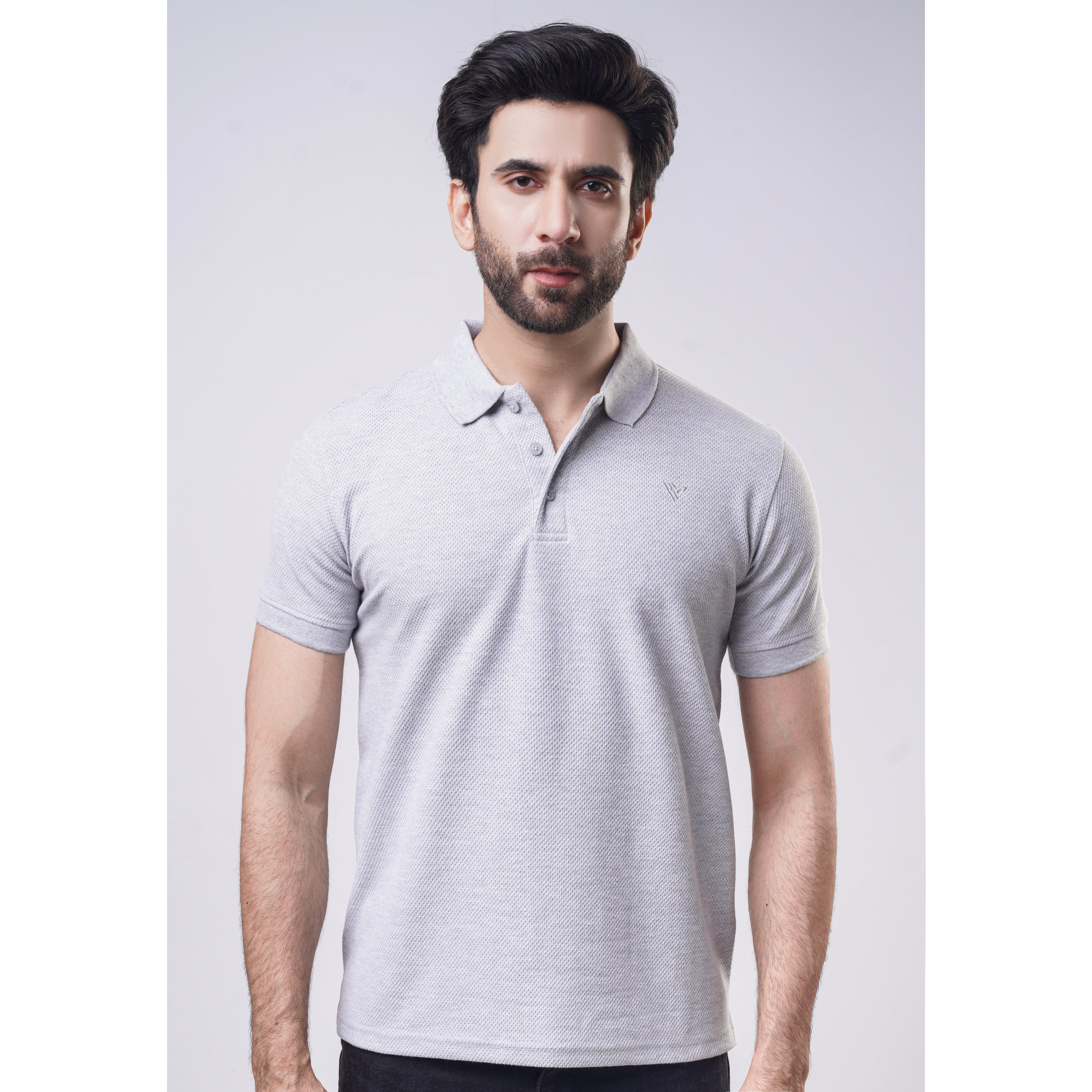 Men's Popcorn Half Sleeve Polo