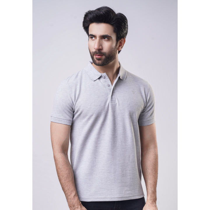 Men's Popcorn Half Sleeve Polo