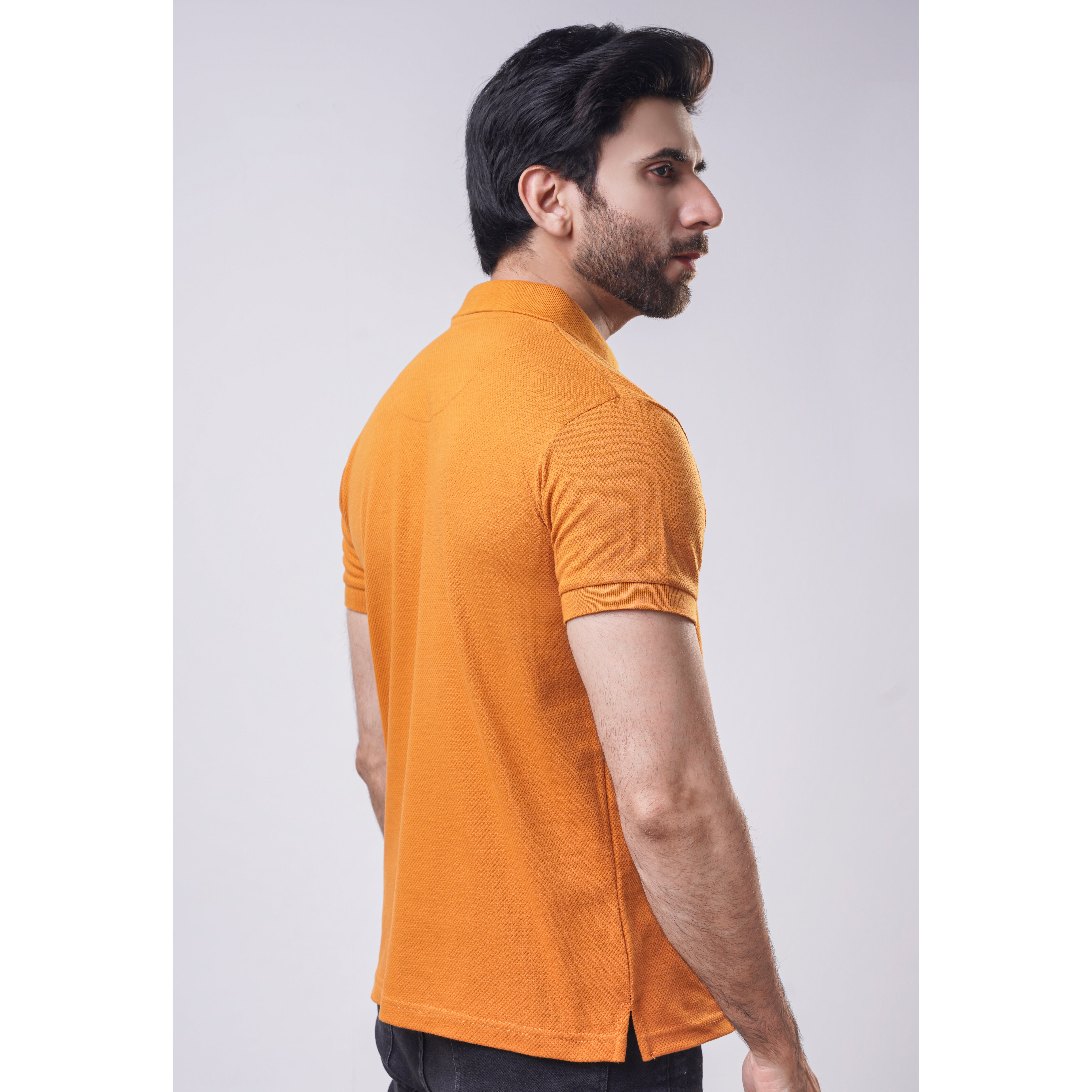 Men's Popcorn Half Sleeve Polo