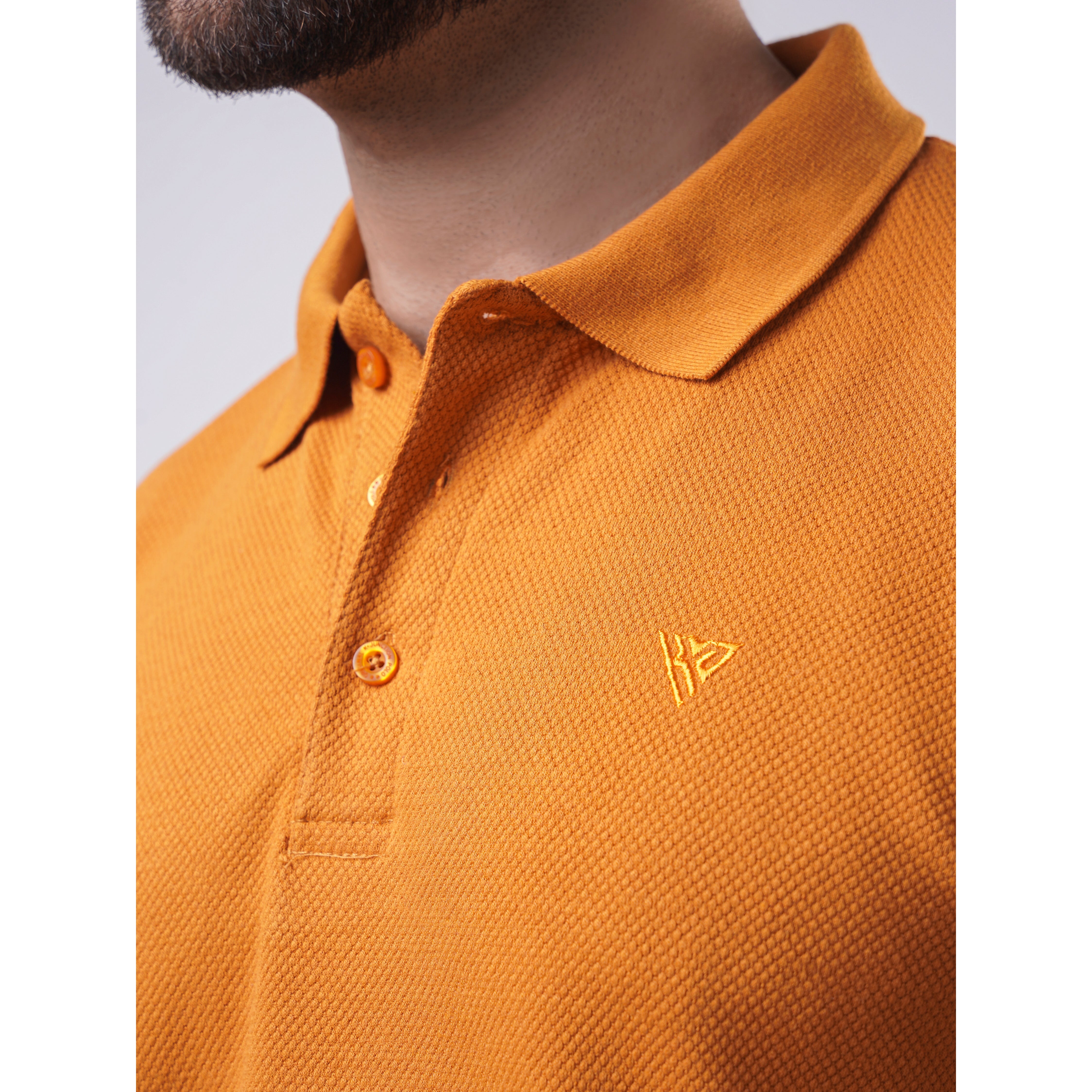 Men's Popcorn Half Sleeve Polo