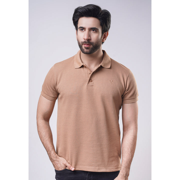 Men's Popcorn Half Sleeve Polo