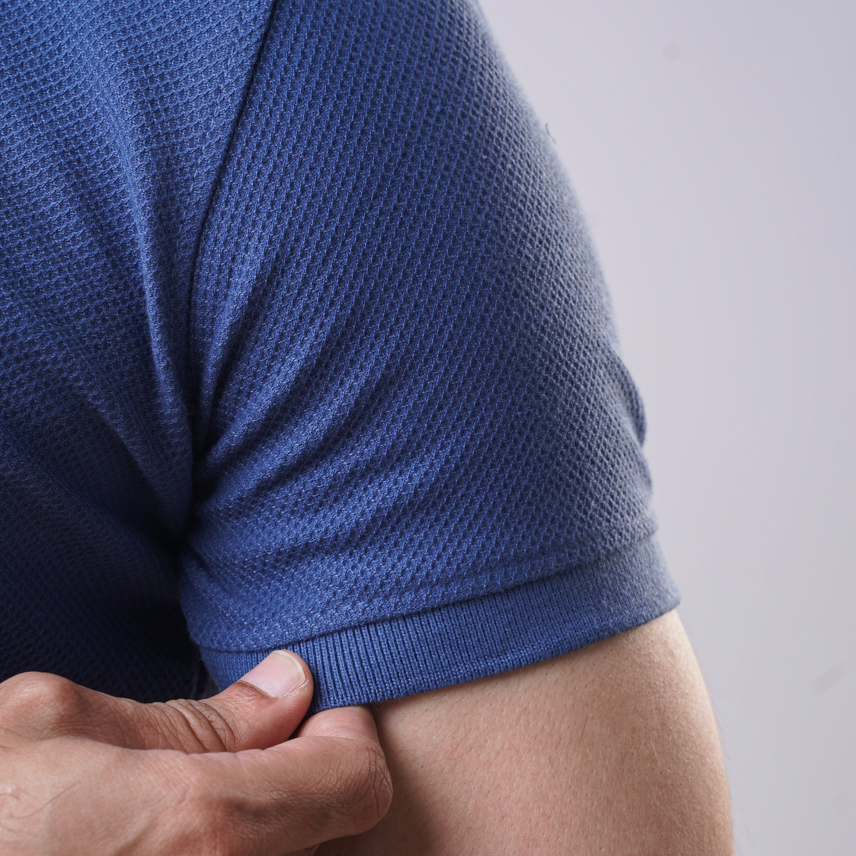 Men's Popcorn Half Sleeve Polo