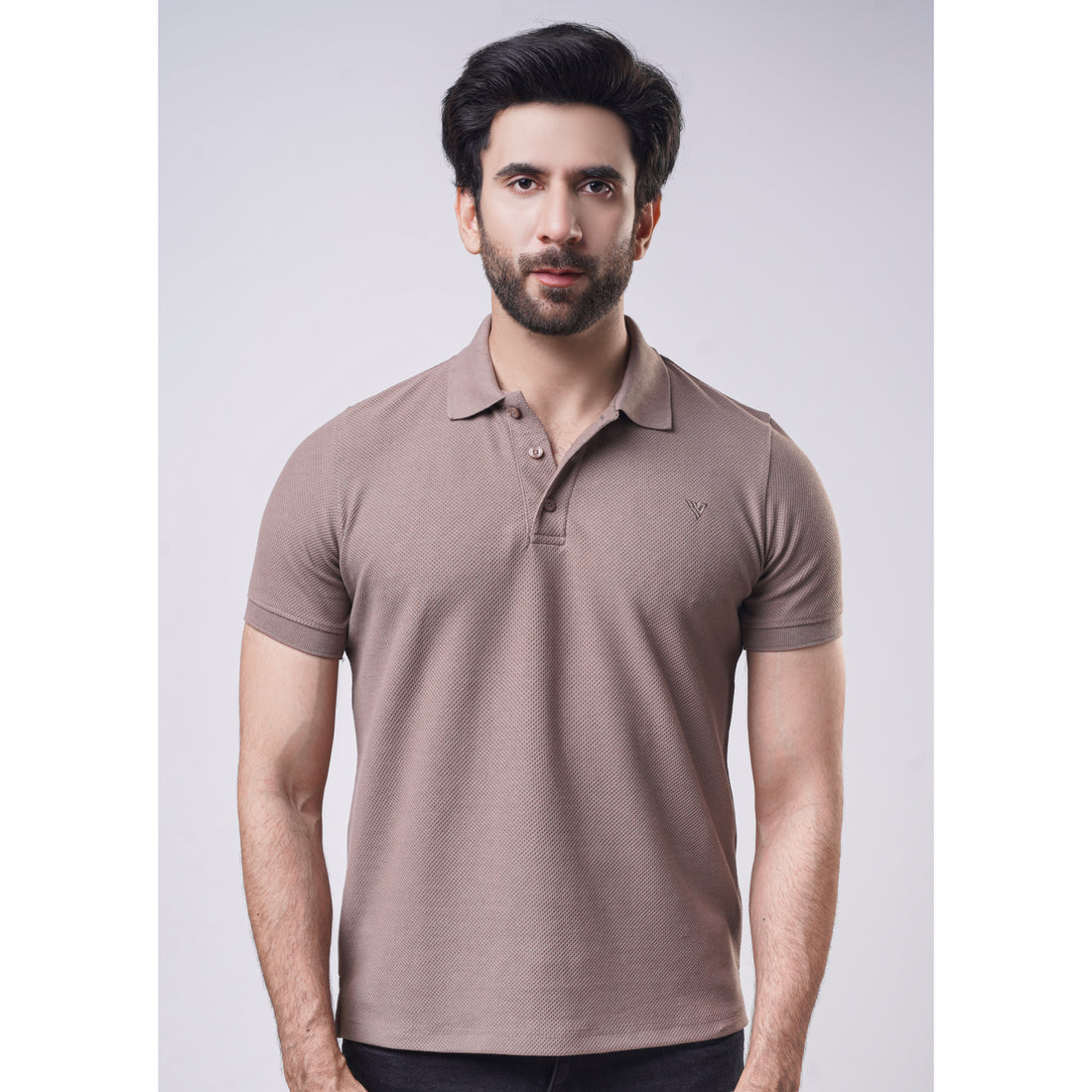 Men's Popcorn Half Sleeve Polo