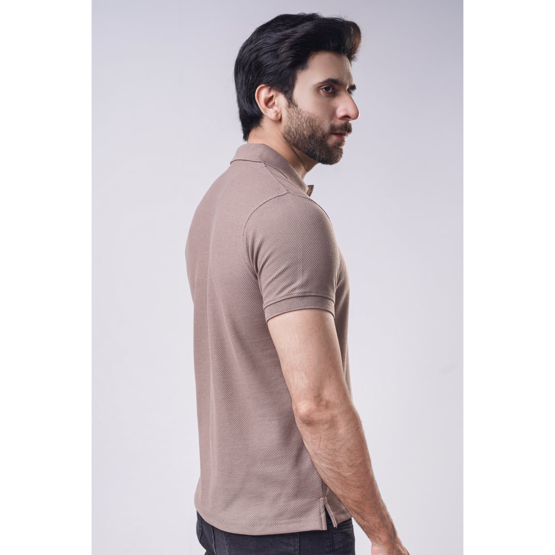 Men's Popcorn Half Sleeve Polo
