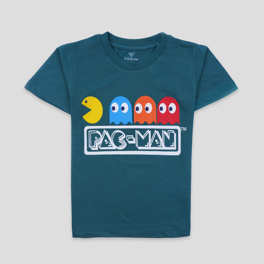Boys Half Sleeves-Printed T-Shirt (Pacman)
