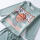 Boys Printed Full Sleeve Suit (BasketBall)