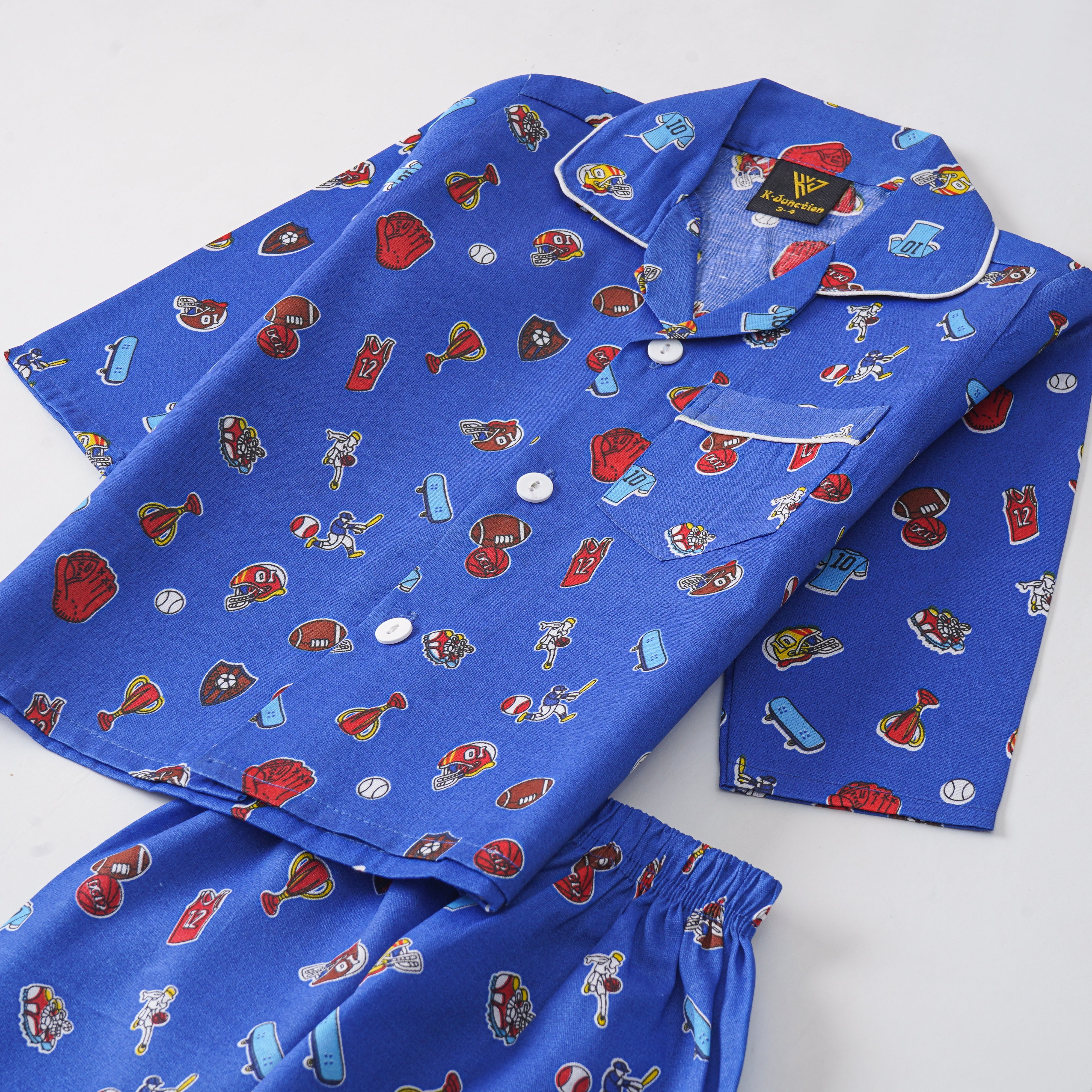 Boys Night Suit Full Sleeves