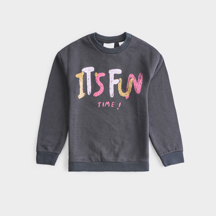Girls Terry Sweatshirt