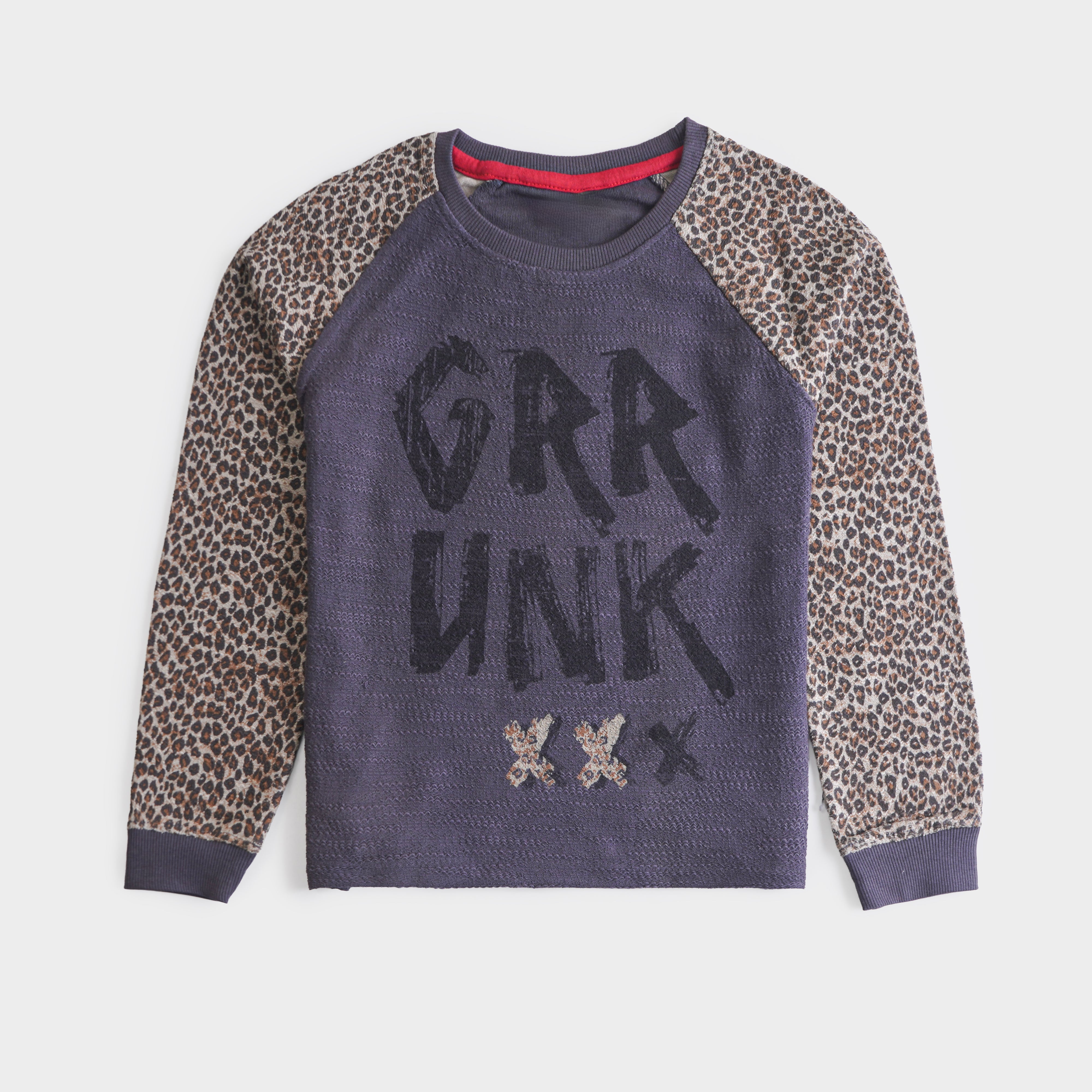 Girls Printed Full Sleeve Sweat Shirt
