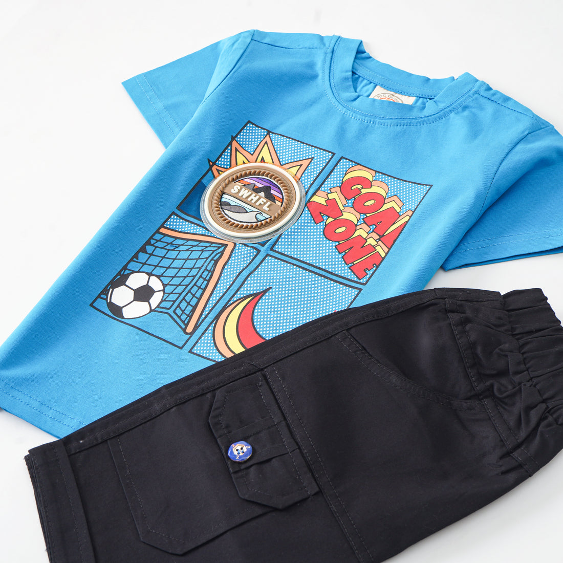 Boys Half Sleeves 2 Piece Suit (2359)