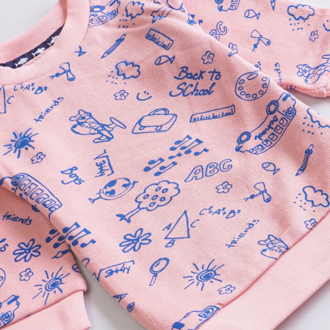 Girls Printed Full Sleeve Sweat Shirt