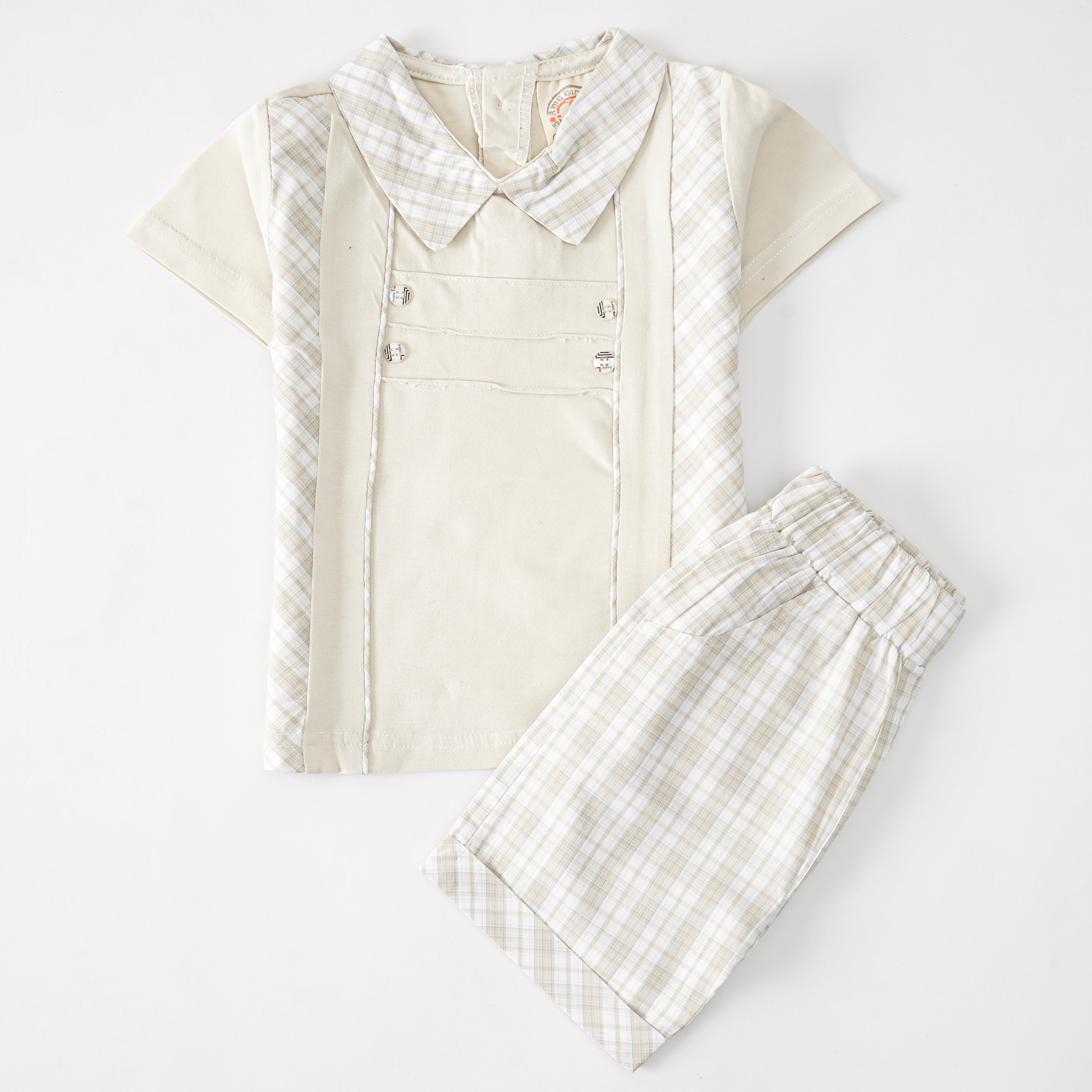 Boys Half Sleeves 2 Piece Suit (2324)