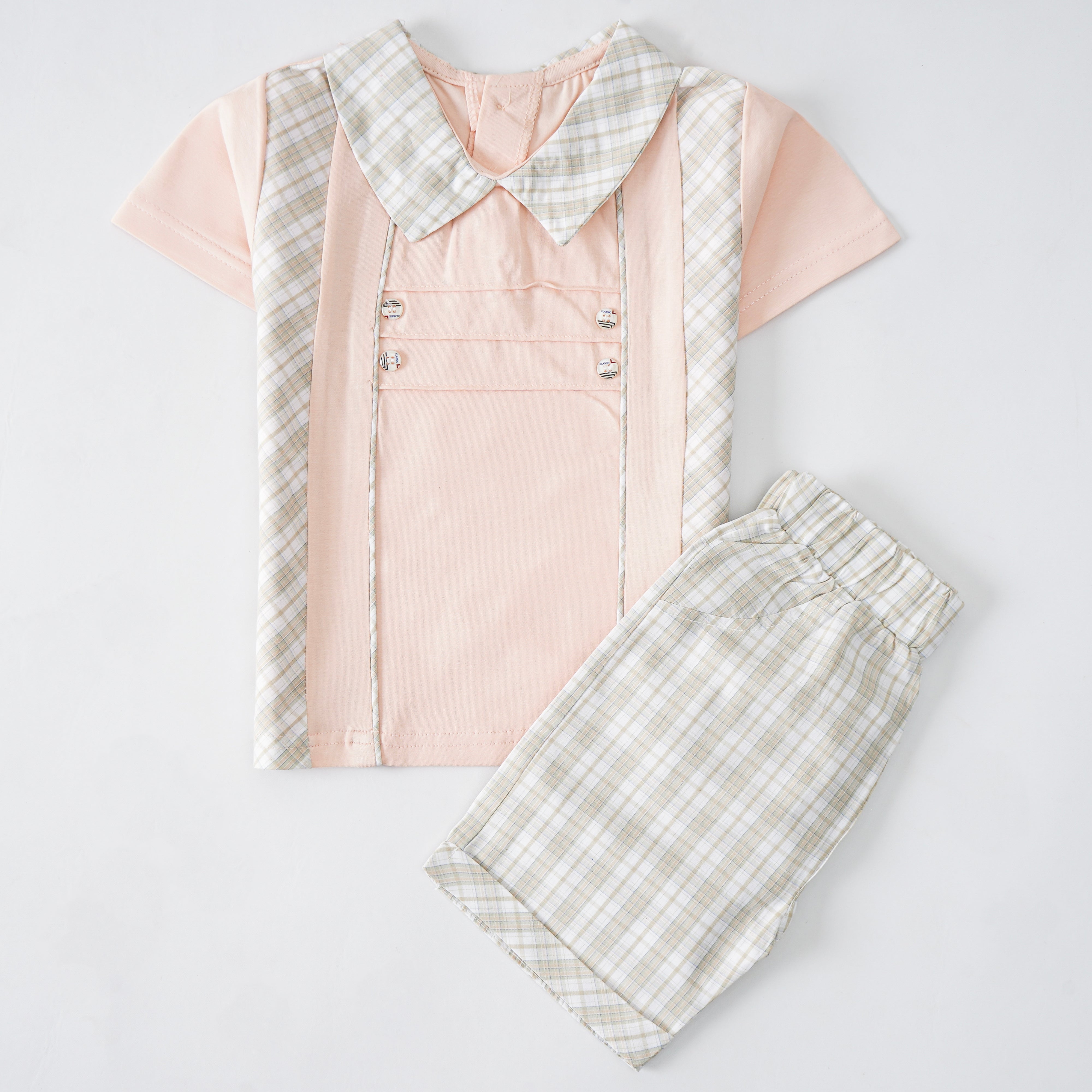 Boys Half Sleeves 2 Piece Suit (2324)