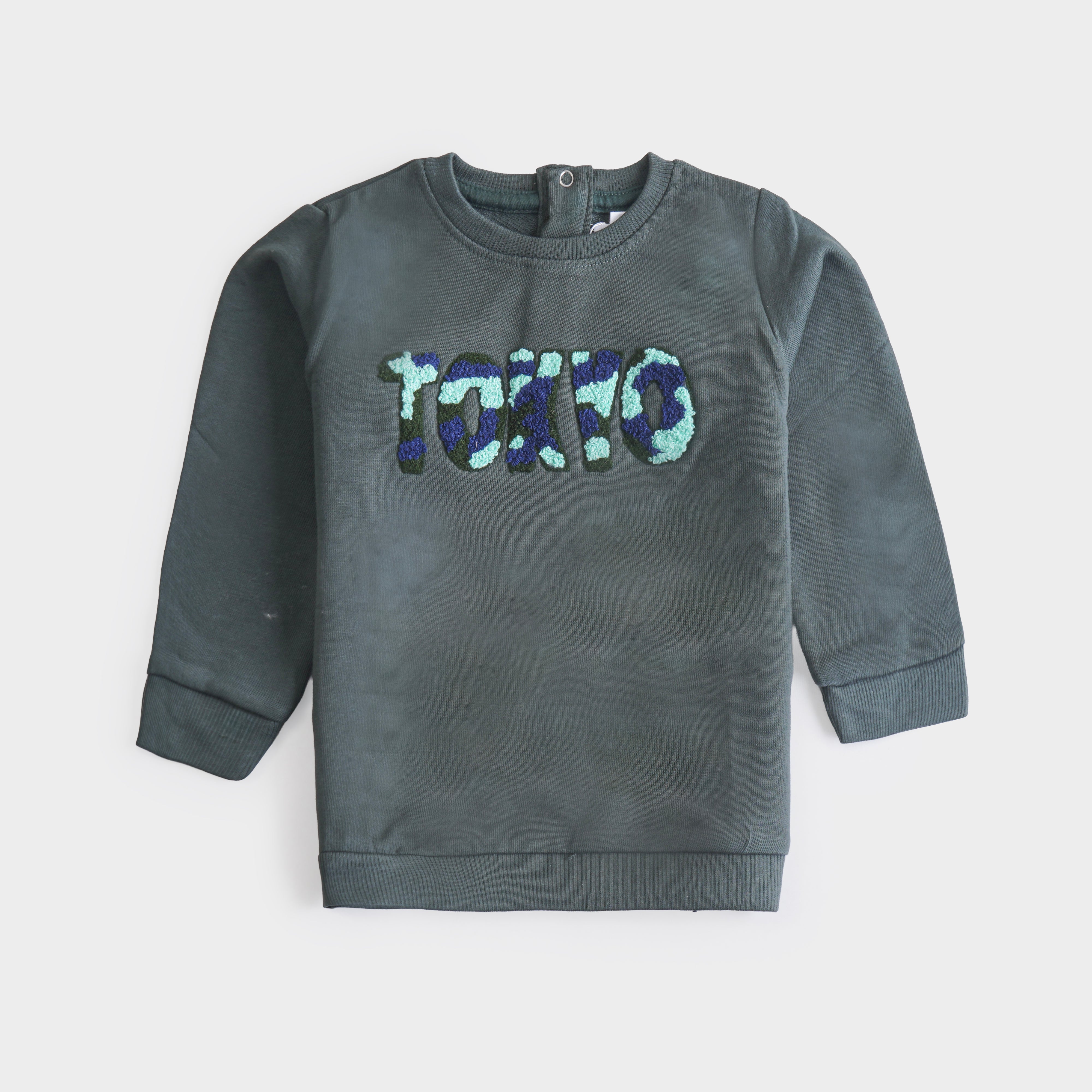 Girls Printed Full Sleeve Sweat Shirt