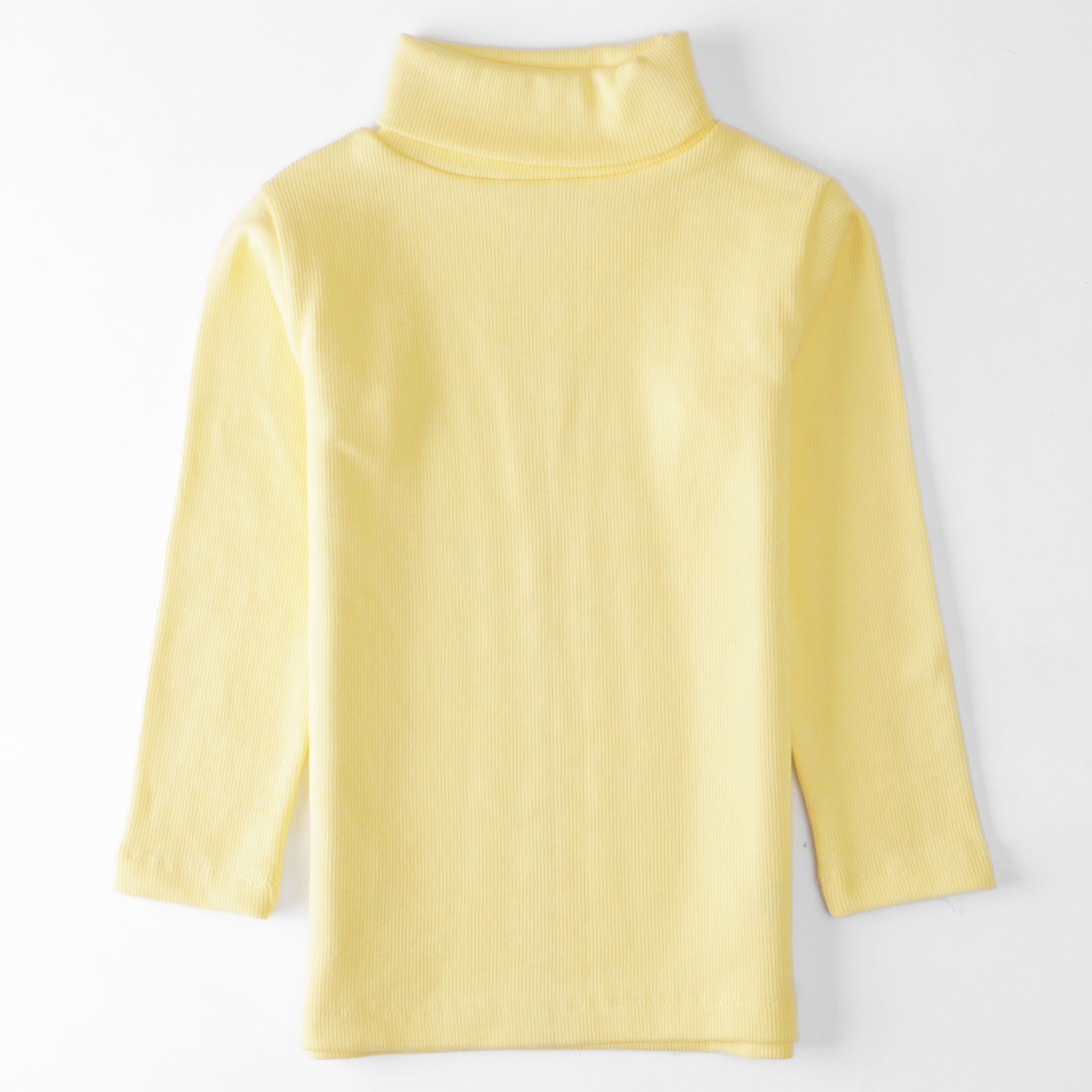 Kids Unisex Full Sleeve High-Neck (Lemon)