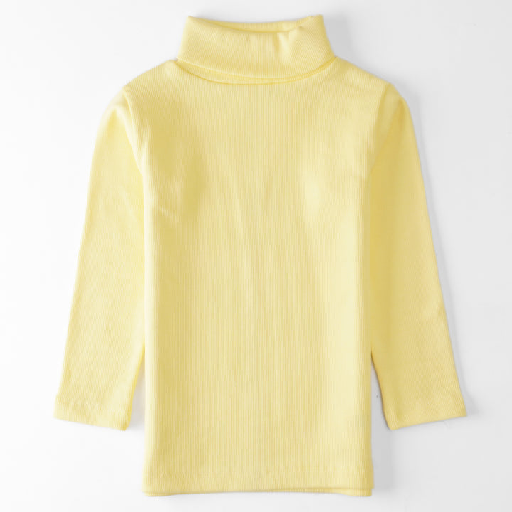 Kids Unisex Full Sleeve High-Neck (Lemon)