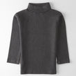 Kids Unisex Full Sleeve High-Neck (Charcoal)