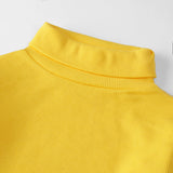 Kids Unisex Full Sleeve High-Neck (Yellow)