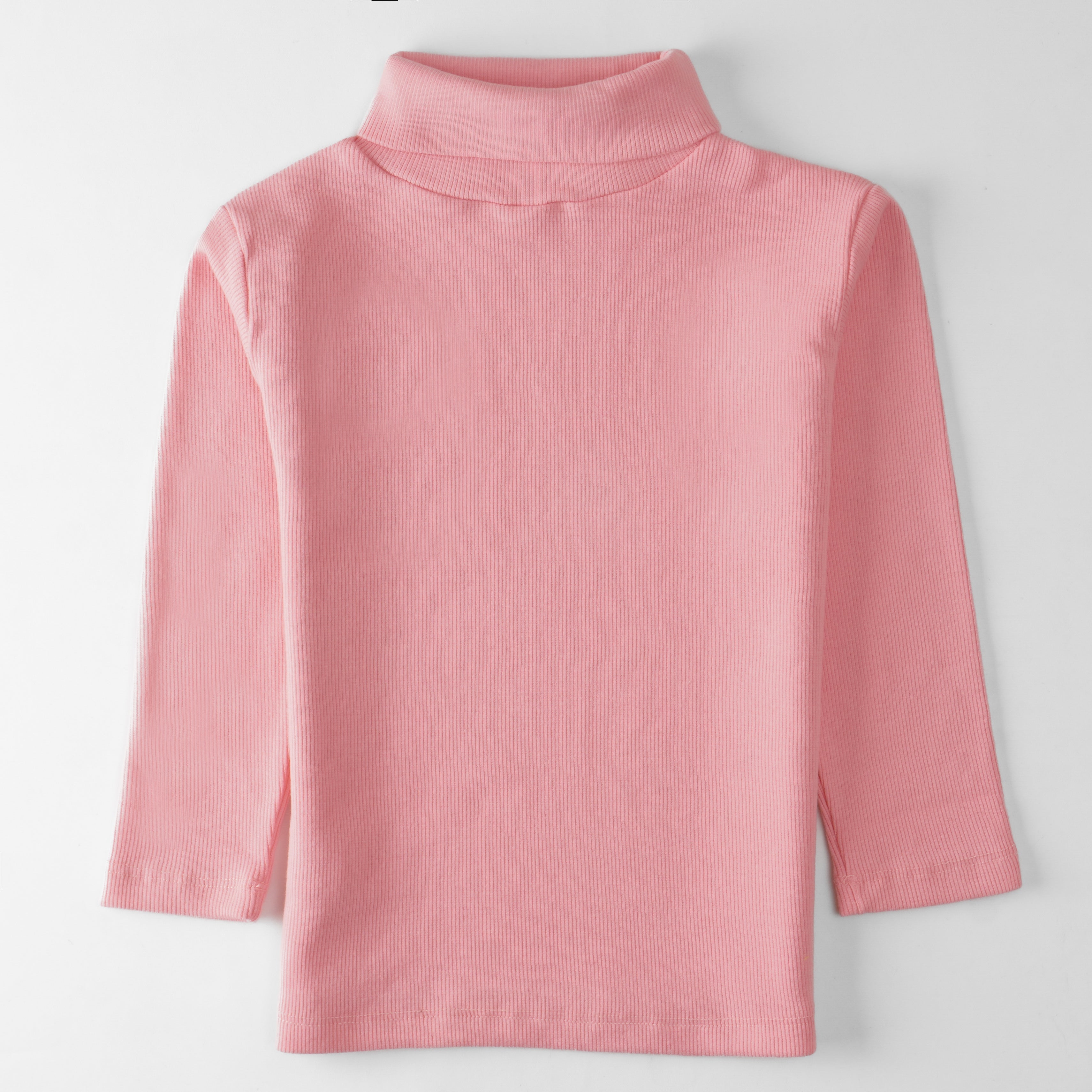 Kids Unisex Full Sleeve High-Neck (Pink)