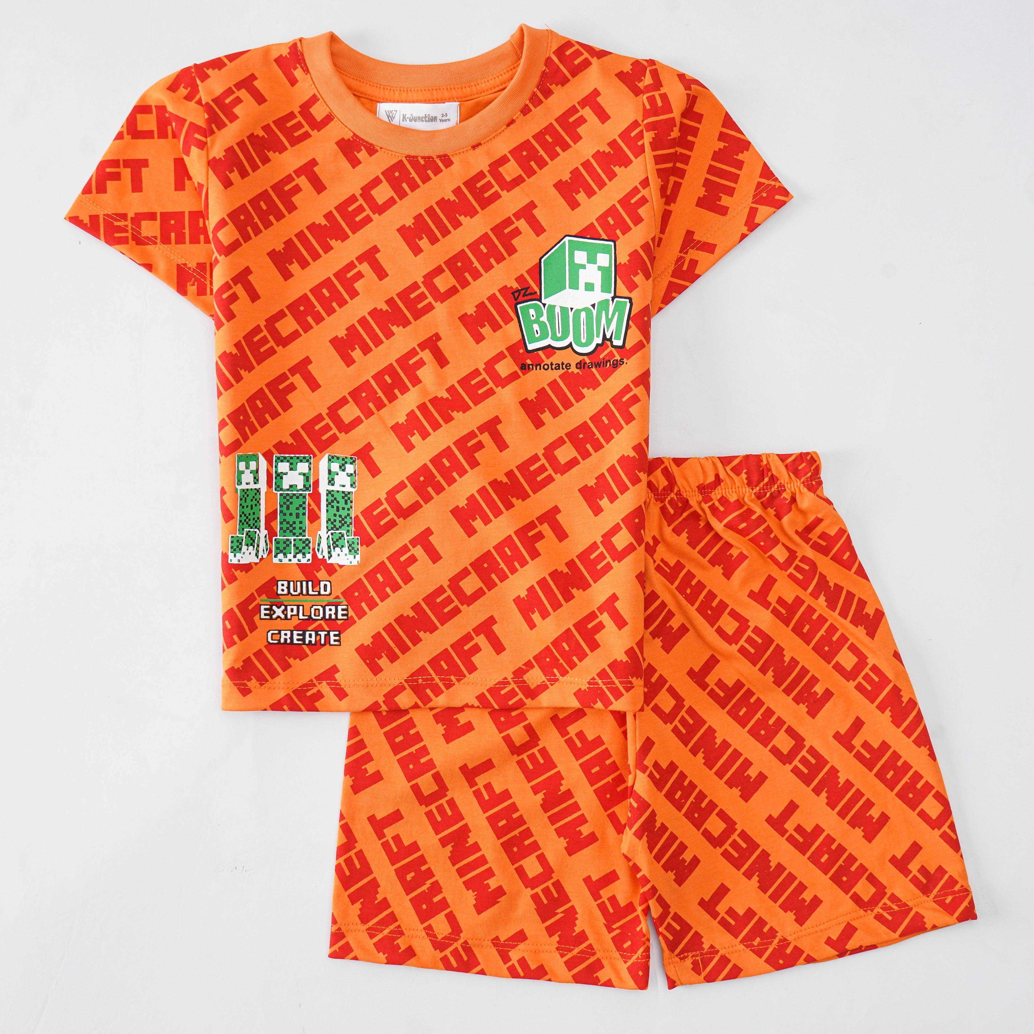 Boys Half Sleeves 2 Piece Suit (8288)