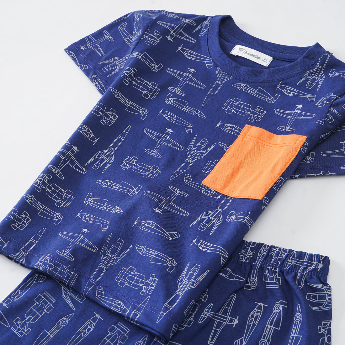 Boys Half Sleeves 2 Piece Suit (8285)