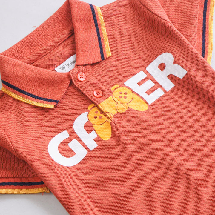 Boys Half Sleeves Polo T-Shirt